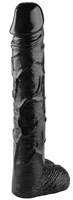 Черный фаллоимитатор-гигант - 51 см. - фото 177114