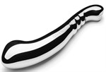 Серебристый утяжеленный фаллоимитатор Contour - 28,6 см. - фото 272959