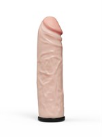 Пояс-трусики с 2 насадками Glamour Silver - 15,5 см. 182722