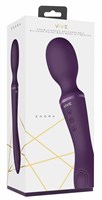 Фиолетовый вибромассажер Enora - 22 см. - фото 177279