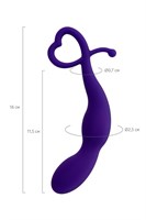 Фиолетовый анальный стимулятор Wlap - 16 см. - фото 1308492