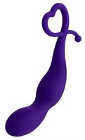 Фиолетовый анальный стимулятор Wlap - 16 см. - фото 274094