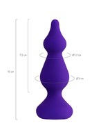 Фиолетовая анальная втулка Sholt - 10 см. - фото 1308499