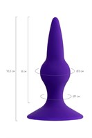 Фиолетовая анальная втулка Klapsy - 10,5 см. - фото 1308506