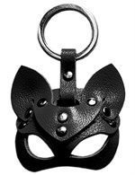 Черный сувенир-брелок «Кошка» - фото 1366855