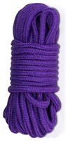 Фиолетовая верёвка для любовных игр - 10 м. - фото 1348541