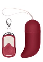 Красное виброяйцо Medium Wireless Vibrating G-Spot Egg с пультом - 7,5 см. 183780 - фото 127694