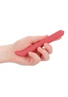 Розовый компактный вибростимулятор G-Spot Vibrator - 16 см. - фото 1367185