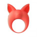 Оранжевое эрекционное кольцо Kitten Kyle - фото 1310605