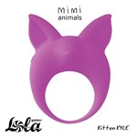 Фиолетовое эрекционное кольцо Kitten Kyle - фото 1310609