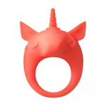 Оранжевое эрекционное кольцо Unicorn Alfie - фото 1367204