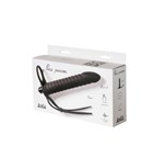 Черная вибронасадка для двойного проникновения Rori - 17 см. 184572