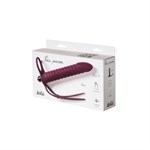 Бордовая вибронасадка для двойного проникновения Rori - 17 см. 184574