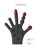 Черная стимулирующая перчатка Stimulation Glove - фото 1421187