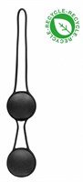 Черные вагинальные шарики Geisha со шнурком - фото 1427580