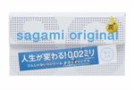 Ультратонкие презервативы Sagami Original 0.02 Extra Lub с увеличенным количеством смазки - 12 шт. - фото 1315988