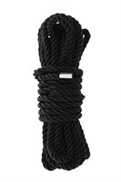Черная веревка для шибари DELUXE BONDAGE ROPE - 5 м. - фото 472495