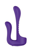 Фиолетовый вибромассажер-насадка N 34 RECHARGEABLE COUPLES VIBE - фото 299865