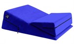 Синяя подушка для секса из двух частей Liberator Wedge/Ramp Combo - фото 1367320