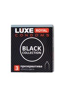 Черные презервативы LUXE Royal Black Collection - 3 шт. - фото 1430348