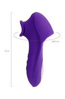 Фиолетовый клиторальный стимулятор Swizzy - фото 1367385