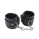 Черные оковы на карабине Be good Ankle Cuffs 185681 - фото 128905