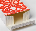 Складная картонная коробка  С любовью  - 16 х 23 см. - фото 1367454