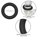 Черное эрекционное кольцо Link Up Ultra-Soft Verge - фото 1330539