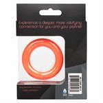 Оранжевое эрекционное кольцо Link Up Ultra-Soft Verge. - фото 1330543