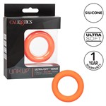 Оранжевое эрекционное кольцо Link Up Ultra-Soft Verge. - фото 1330545