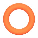 Оранжевое эрекционное кольцо Link Up Ultra-Soft Verge. - фото 1330541