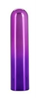 Фиолетовый гладкий мини-вибромассажер Glam Vibe - 9 см. - фото 1324884
