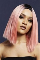 Нежно-розовый парик  Кайли - фото 472603