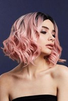 Нежно-розовый парик  Кортни  - фото 300994