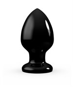 Черная анальная пробка MAGNUM 5 - 8,5 см. 186599