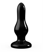 Черная анальная пробка MAGNUM 13 - 14 см. 186602