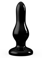 Черная анальная пробка MAGNUM 15 - 17,5 см. 186604