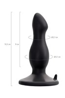 Черная анальная втулка Antlia - 10,5 см. - фото 1367533