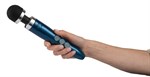 Синий беспроводной вибратор Doxy Die Cast 3R Rechargeable Wand - 28 см. 186907 - фото 11329