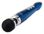 Синий беспроводной вибратор Doxy Die Cast 3R Rechargeable Wand - 28 см. 186907 - фото 11330