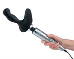 Черная насадка на вибратор Doxy для массажа простаты Prostate Massager 186967