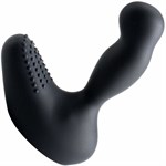 Черная насадка на вибратор Doxy для массажа простаты Prostate Massager 186967 - фото 856952