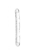Прозрачный двусторонний фаллоимитатор Eternity - 29,5 см. - фото 1410178