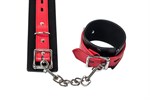 Черно-красные наручники Prelude - фото 1367665