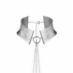 Серебристый ошейник с цепочками Desir Metallique Collar - фото 1419821