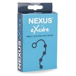 Черная анальная цепочка NEXUS Excite S - 24 см. - фото 1367890