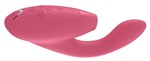 Розовый стимулятор Womanizer DUO с вагинальным отростком - фото 1367930