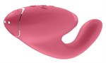 Розовый стимулятор Womanizer DUO с вагинальным отростком - фото 1367931