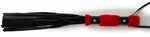 Многохвостовый черный флогер с красной ручкой - 44 см. - фото 1315870