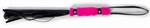Черный флогер с розовой ручкой - 28 см. - фото 1315875